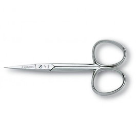 Tres Claveles Tijera de Cutícula Recta 4 pulgadas