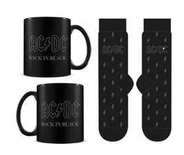 PYRAMID Set Taza y Calcetines AC/DC 315ml Talla 36-41