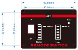 GEMBIRD EG-PWC-PSWRC-01 Panel de Control Remoto Alámbrico Negro
