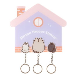 Pusheen Tablero para llaves incl. 3 llaveros