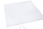 DKD Home Decor Mesa Terraza Y Jardin Blanco 70 x 70 x 75 cm Metal PP Reciclado