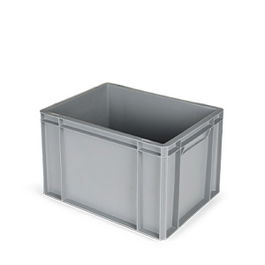 Osona Industrial Plastic Contenedor Europa 40x30x27 cm, 25 Litros, para Almacenaje y Transporte