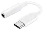 Samsung EE-UC10JUWEGUS Adaptador de audio de USB-C a Jack 3.5 mm para auriculares, color blanco