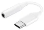 Samsung EE-UC10JUWEGUS Adaptador de audio de USB-C a Jack 3.5 mm para auriculares, color blanco