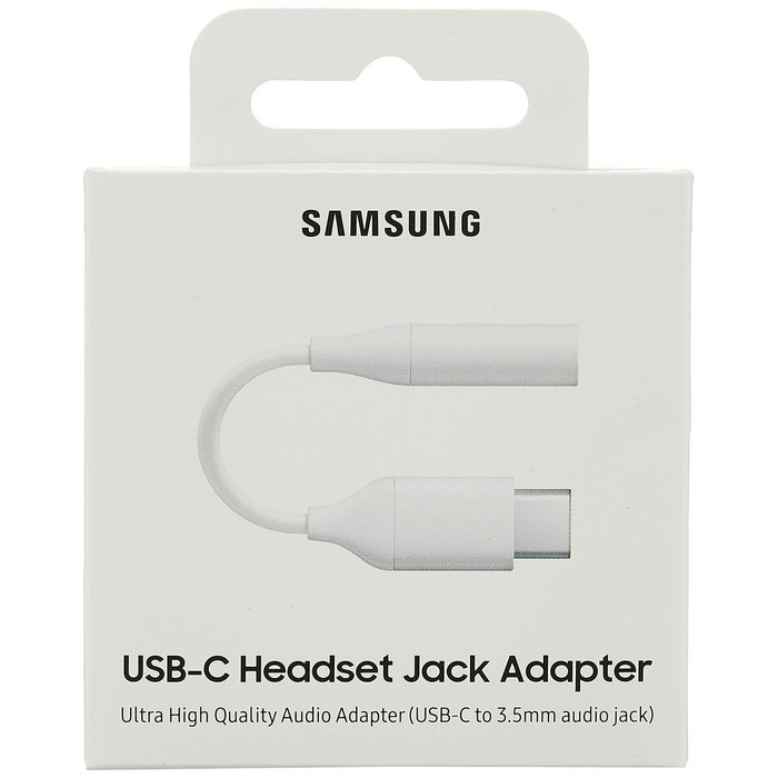 Adaptador USB C a Jack 3.5 mm Samsung EE-UC10JUWE Adaptador USB C a Jack 3.5 mm Samsung EE-UC10JUWE