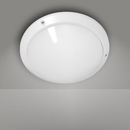 PAPILLON Plafón Impermeable Blanco E27 para Interiores y Exteriores