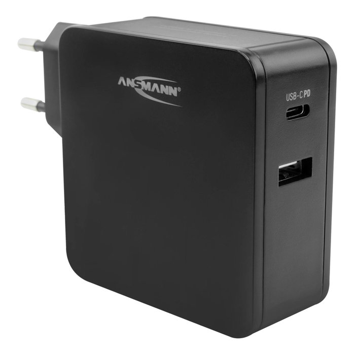 Ansmann Home Charger 254PD 60W con 1xUSB y 1xUSB Type-C PD Ansmann Home Charger 254PD 60W con 1xUSB y 1xUSB Type-C PD