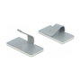 DeLOCK 60184 Abrazadera de cable de acero autoadhesivo, 10 piezas