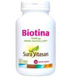 SURA VITASAN Biotina 10000Mcg 60Vcap.