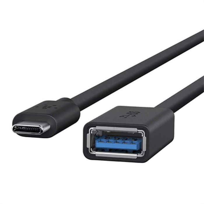 Cable USB-C a USB Belkin F2CU036btBLK Negro Cable USB-C a USB Belkin F2CU036btBLK Negro