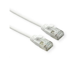 ROLINE Patchkabel Cat.6A U/FTP 0,3 m Blanco