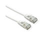 ROLINE Patchkabel Cat.6A U/FTP Slim Blanco 0,3 m