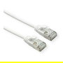 ROLINE Cable de Red Cat6a U/FTP (STP) RJ-45 para DataCenter, 0.3 m, Blanco, Slim, LSOH, Referencia 21.15.1699