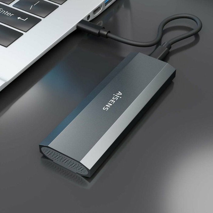 Aisens Caja Externa M.2 NVMe ASM2-029GR Gris