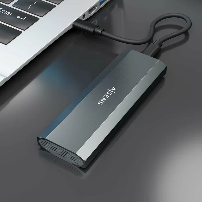 Aisens ASM2-029GR Caja Externa M.2 NVMe USB 3.2 Gen2 Gris