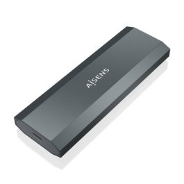 AISENS - CAJA EXTERNA M.2 (NGFF) ASM2-029GR NVMe A USB3.2 GEN2, GRIS