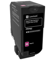 Lexmark 74C2HM0 Cartucho de tóner magenta de alta capacidad