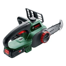 Bosch UniversalChain 18 Sierra de Cadena a Batería 18V, Longitud de Hoja 20 cm, con Batería y Cargador, 3 kg