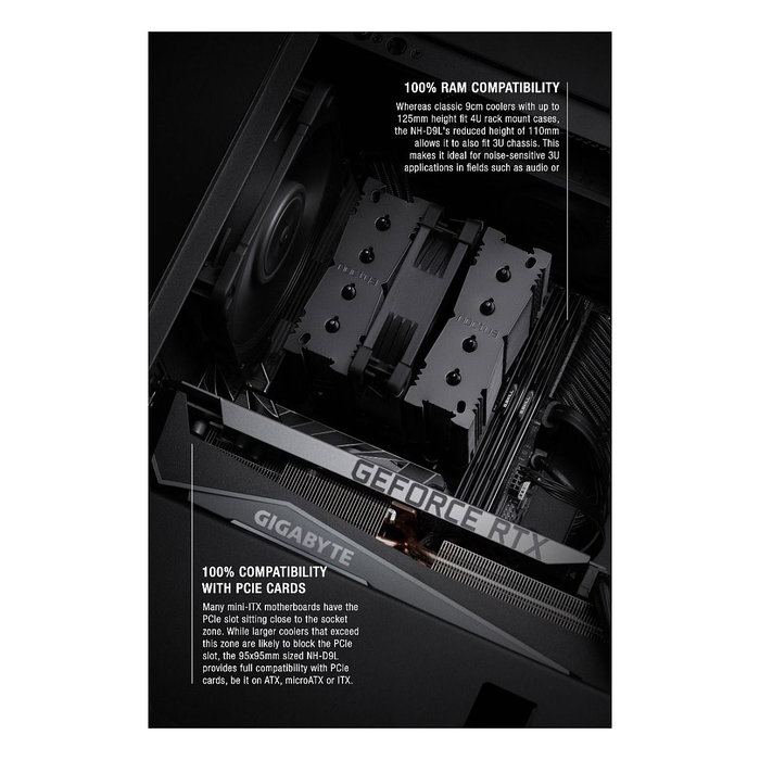 Noctua NH-D9L chromax.black Disipador CPU Negro