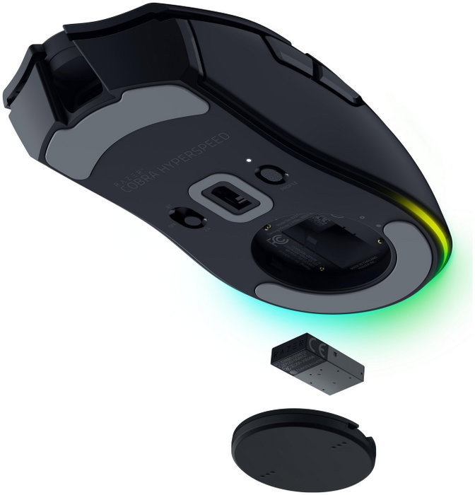 Razer Cobra HyperSpeed Ratón Inalámbrico Ergonómico para Gaming Negro 26000 DPI RGB