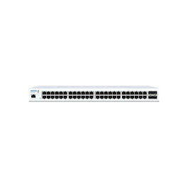 Sophos Switch CS110-48, Conmutador Gestionado de 48 Puertos Gigabit, 4 Puertos SFP+, 176 Gbit/s, Rack 1U, con Cable de Alimentación UE