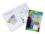 Crayola Libro Actividades Frozen 2 04-5900 con 7 Rotuladores Lavables para Niños +3 Años