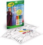 Crayola Libro Actividades Frozen 2 04-5900 con 7 Rotuladores Lavables para Niños +3 Años