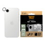 PanzerGlass Protector de Lente de Cámara Hoops para iPhone 16e | 1 Pieza, Cristal Templado, Aplicación Fácil, Transparente, Resistente a Golpes y Rayones, 40 x 40 mm