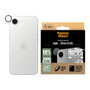 PanzerGlass Protector de Lente de Cámara Hoops para iPhone 16e | 1 Pieza, Cristal Templado, Aplicación Fácil, Transparente, Resistente a Golpes y Rayones, 40 x 40 mm