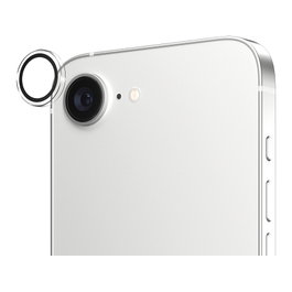 PanzerGlass Protector de Lente de Cámara Hoops para iPhone 16e | 1 Pieza, Cristal Templado, Aplicación Fácil, Transparente, Resistente a Golpes y Rayones, 40 x 40 mm