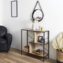 Home Deco Factory Estantería Edison Industriel 80x30x79 cm