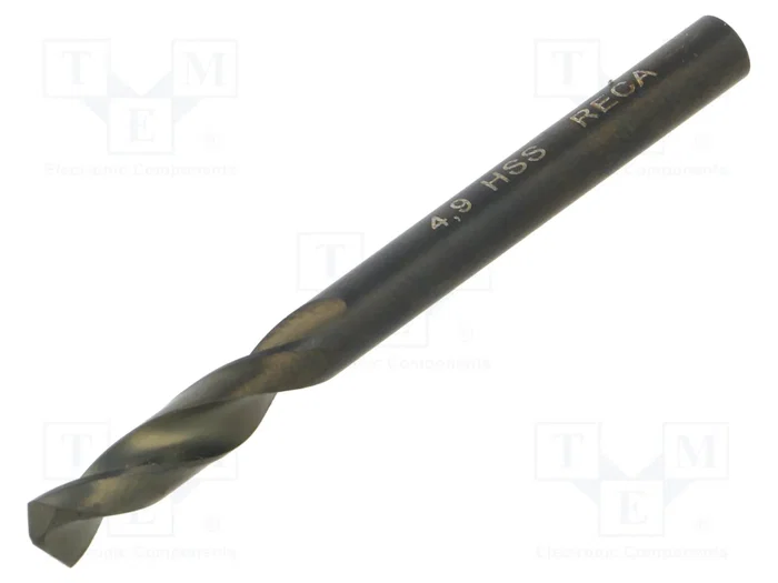 RECA Broca para metal 4,9 mm HSS RECA Broca para metal 4,9 mm HSS