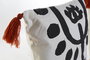 DKD Home Decor Cojin Africano Etnico Colonial Blanco Negro 45 x 45 cm Poliester (4 Unidades)