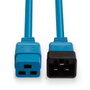 LINDY Cable de transmisión 30121 Azul 2 m C19 a C20