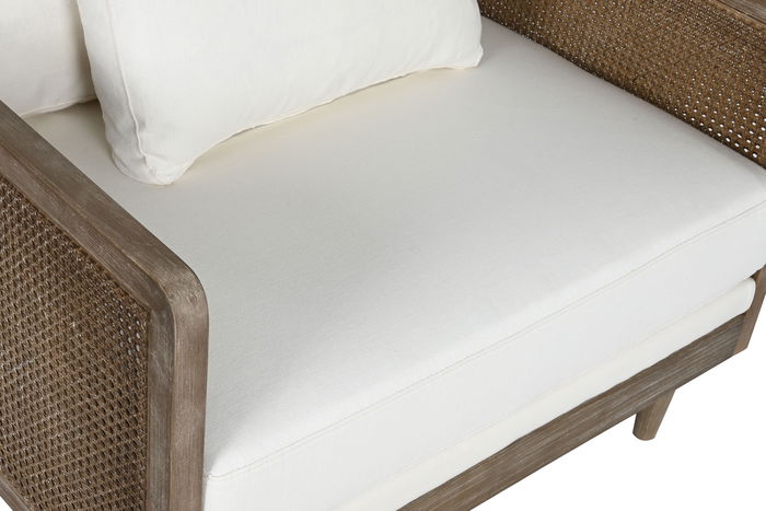 DKD Home Decor Sillón Romántico Marrón Crudo 86 x 88 x 93 cm DKD Home Decor Sillón Romántico Marrón Crudo 86 x 88 x 93 cm