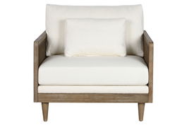 DKD Home Decor Sillón Romántico Marrón Crudo 86 x 88 x 93 cm