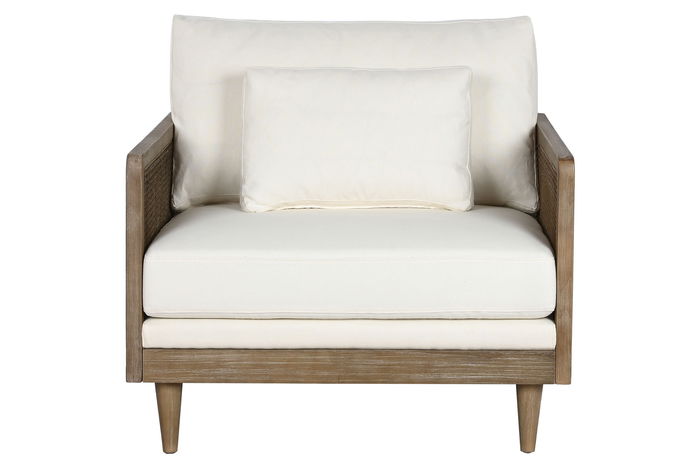 DKD Home Decor Sillón Romántico Marrón Crudo 86 x 88 x 93 cm DKD Home Decor Sillón Romántico Marrón Crudo 86 x 88 x 93 cm