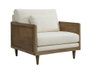 DKD Home Decor Sillón Romántico Marrón Crudo 86 x 88 x 93 cm