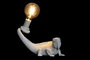 DKD Home Decor Lámpara de Pared Iguana Blanco