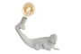 DKD Home Decor Lámpara de Pared Iguana Blanco