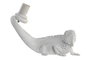 DKD Home Decor Lámpara de Pared Iguana Blanco