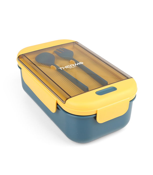 Inde Fiambrera Porta Alimentos Rectangular 1100ml 21.5x12.5x8 cm (12 Unidades)