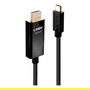 LINDY Adaptador USB Tipo C a HDMI con HDR, 2 metros