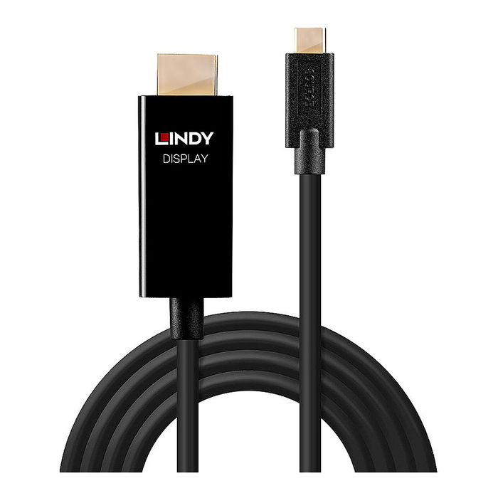 LINDY Adaptador USB Tipo C a HDMI con HDR, 2 metros