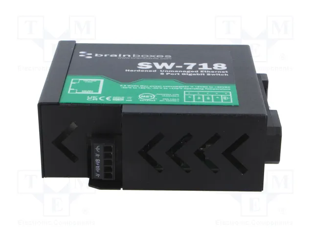 BRAINBOXES SW-518 Switch Ethernet No Administrado de 8 Puertos BRAINBOXES SW-518 Switch Ethernet No Administrado de 8 Puertos