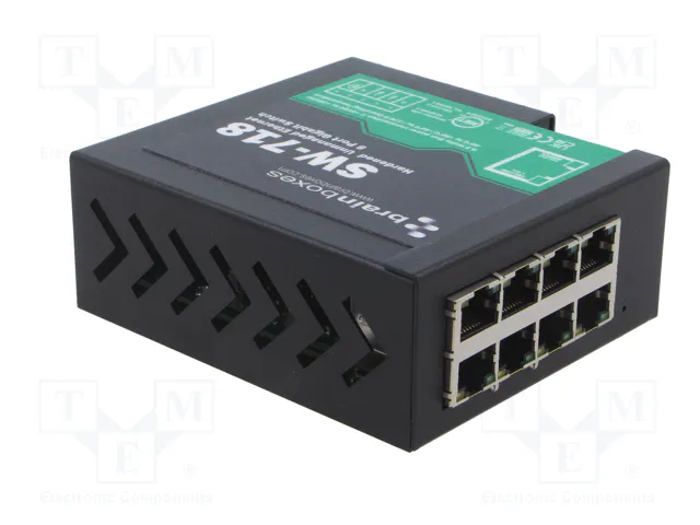 BRAINBOXES SW-518 Switch Ethernet No Administrado de 8 Puertos BRAINBOXES SW-518 Switch Ethernet No Administrado de 8 Puertos