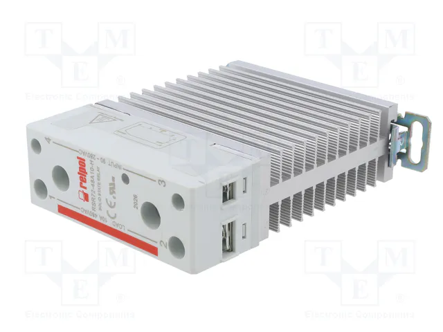 RELPOL RSR72-48A10-H Relé de semiconductor monofásico 10A RELPOL RSR72-48A10-H Relé de semiconductor monofásico 10A