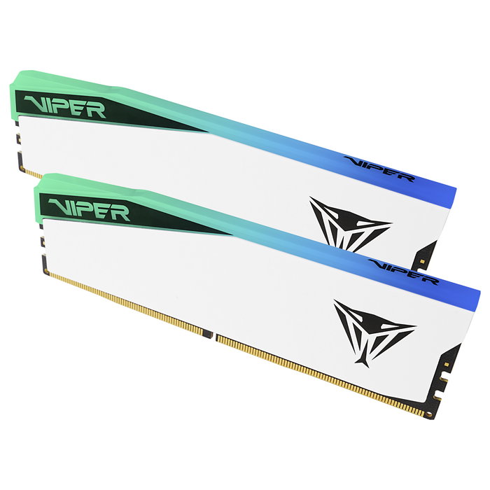 Patriot Viper Elite 5 RGB PVER548G60C42KW 48 GB (2x24 GB) DDR5 6000 MHz Kit de Memoria RAM, Intel XMP 3.0, AMD EXPO 1.0, 288-pin DIMM, Dissipador Térmico