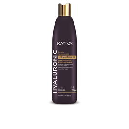 KATIVA HYALURONIC keratin & coenzyme Q10 Acondicionador con Keratina, Ácido Hialurónico y Coenzima Q10, Cabello Reparado e Hidratado, 500 ml