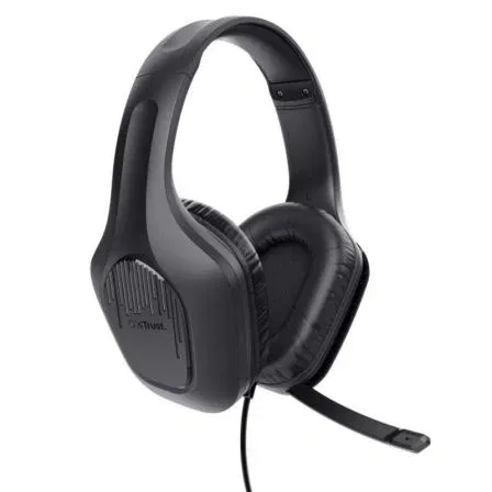 Trust Gaming GXT 417 Zirox Auriculares Gaming con Micrófono, Jack 3.5, Negros